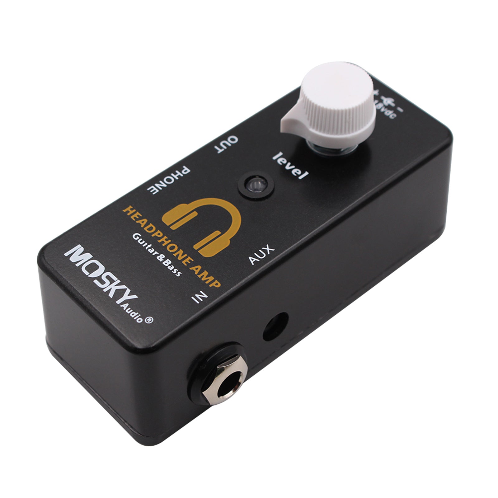 MOSKYAUDIO Guitar Bass Pedal Herdphone Amp