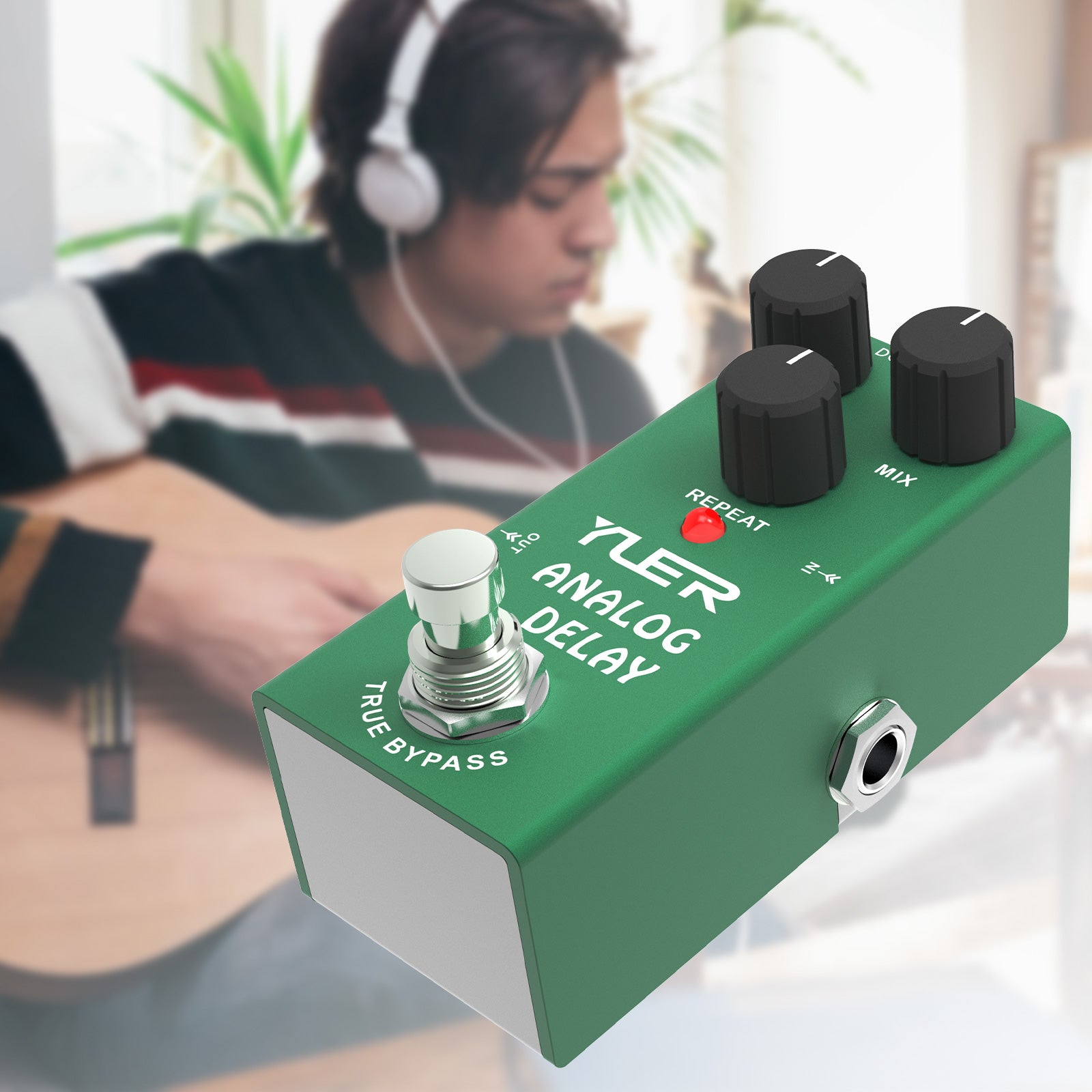 YUER RF-03 Electric Guitar Pedal Crunch Distortion
