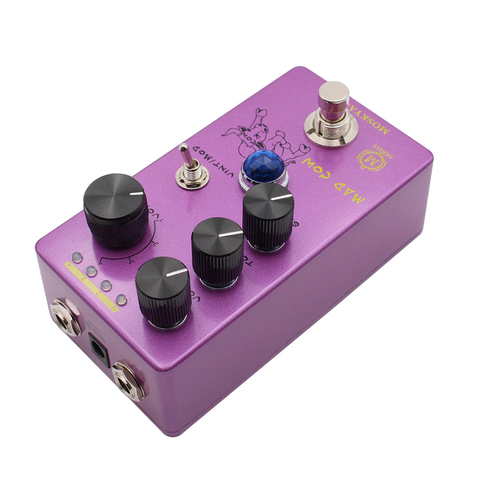 MOSKYaudio MAD COW Distortion Guitar Bass Effect Pedal
