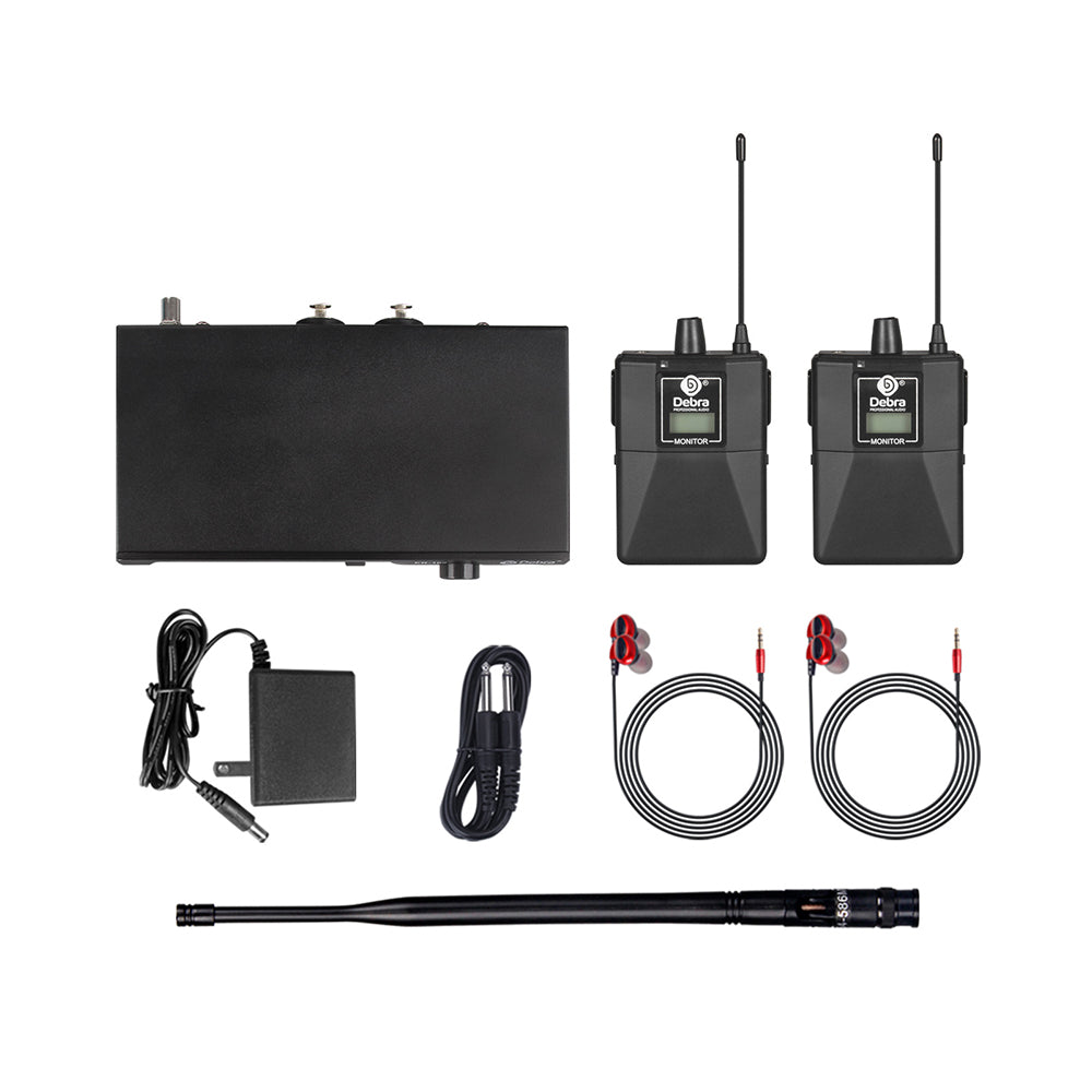 Debra ER-102 Singal Channel UHF In Ear Monitor Wireless System