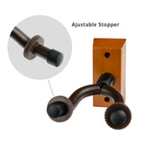 2 pc Classic Wood ABS Guitar Hanger Hooker with Pick Bag and 4 Picks