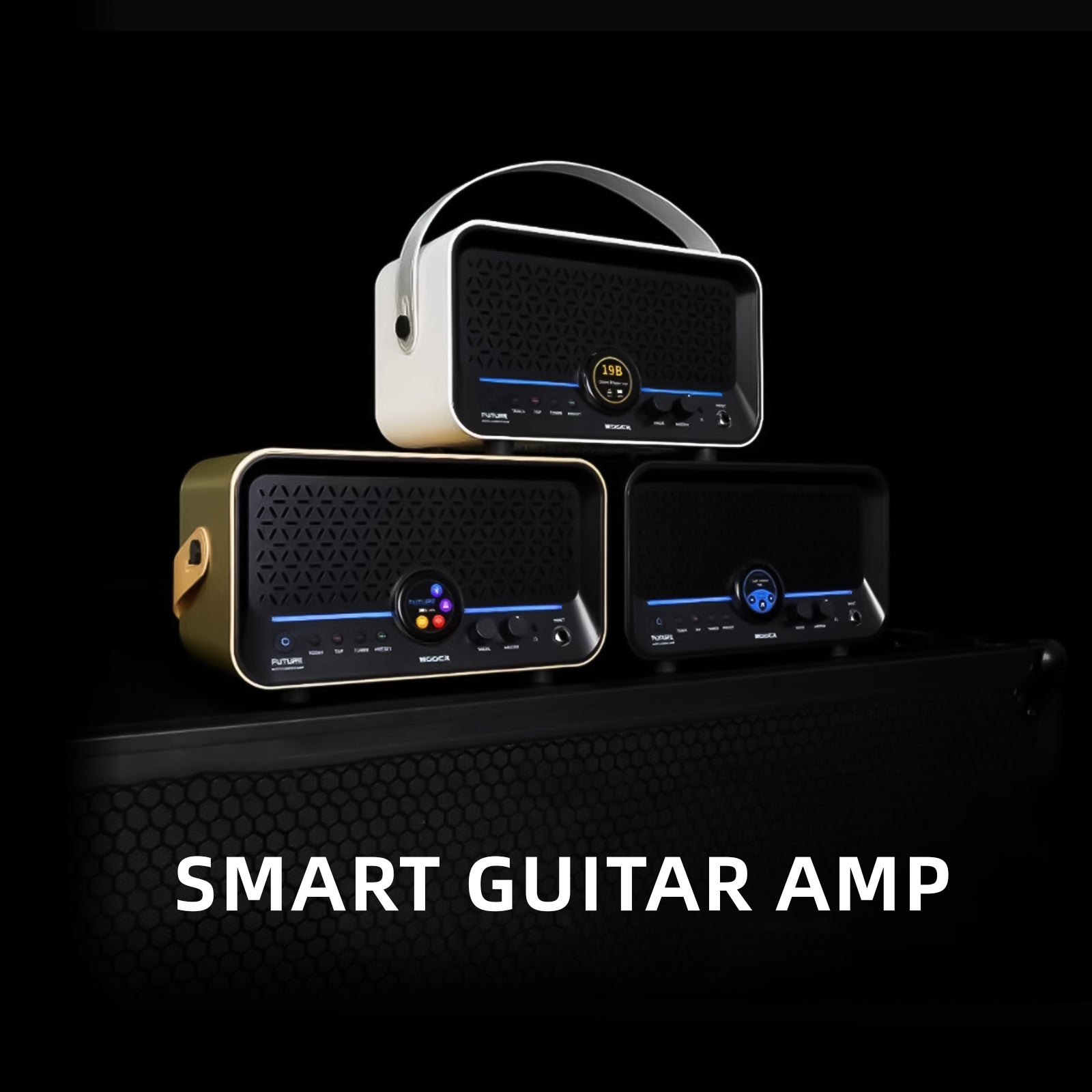 MOOER F15Li 15W AI Smart Guitar Amp Touch Screen 55 Amp Models 66 Effects Types