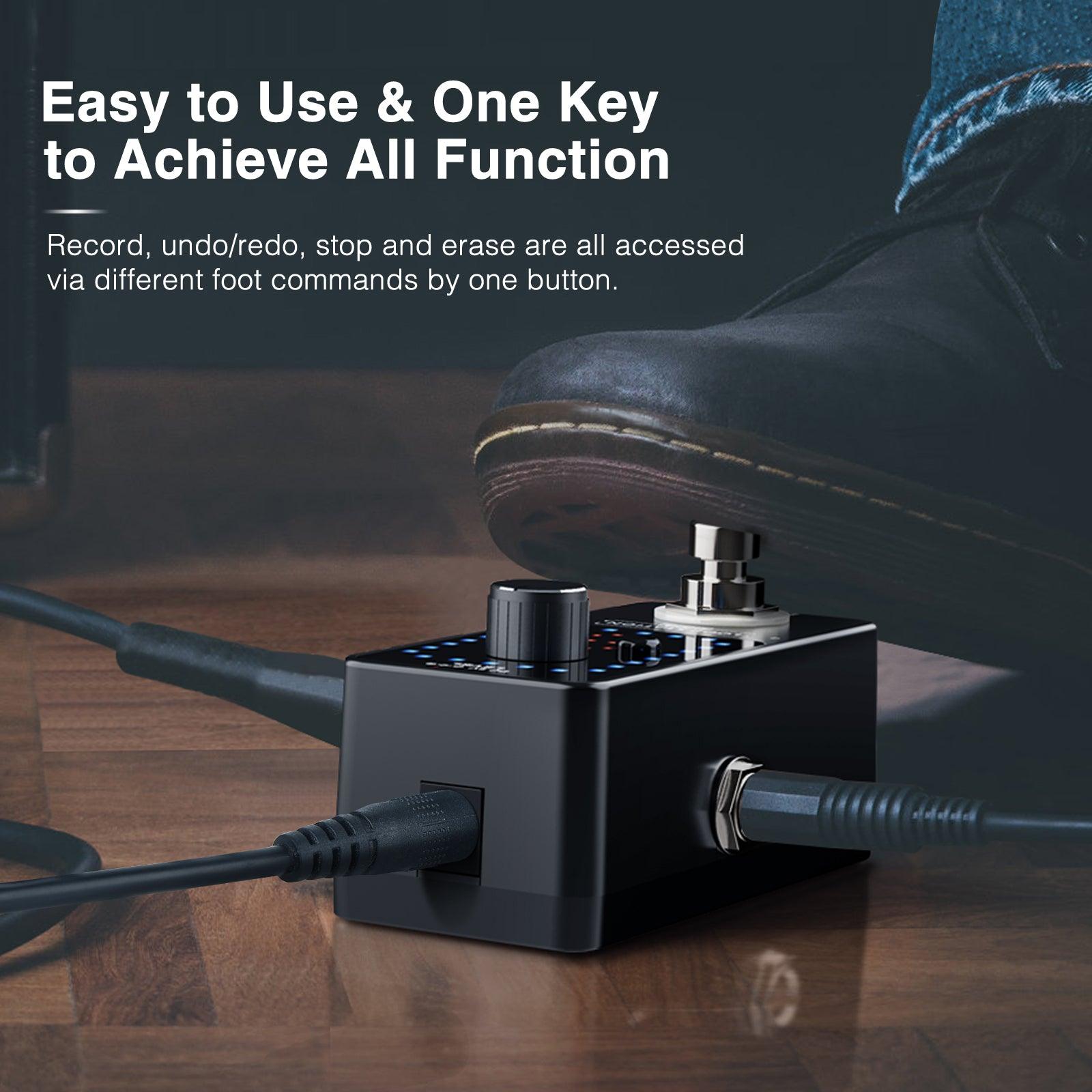 LEKATO Guitar Effect Pedal Looper 9 Loops 40 Mins - LEKATO - Buy Musical Instruments, Pedals, Wireless, Drum, Pro Audio & More