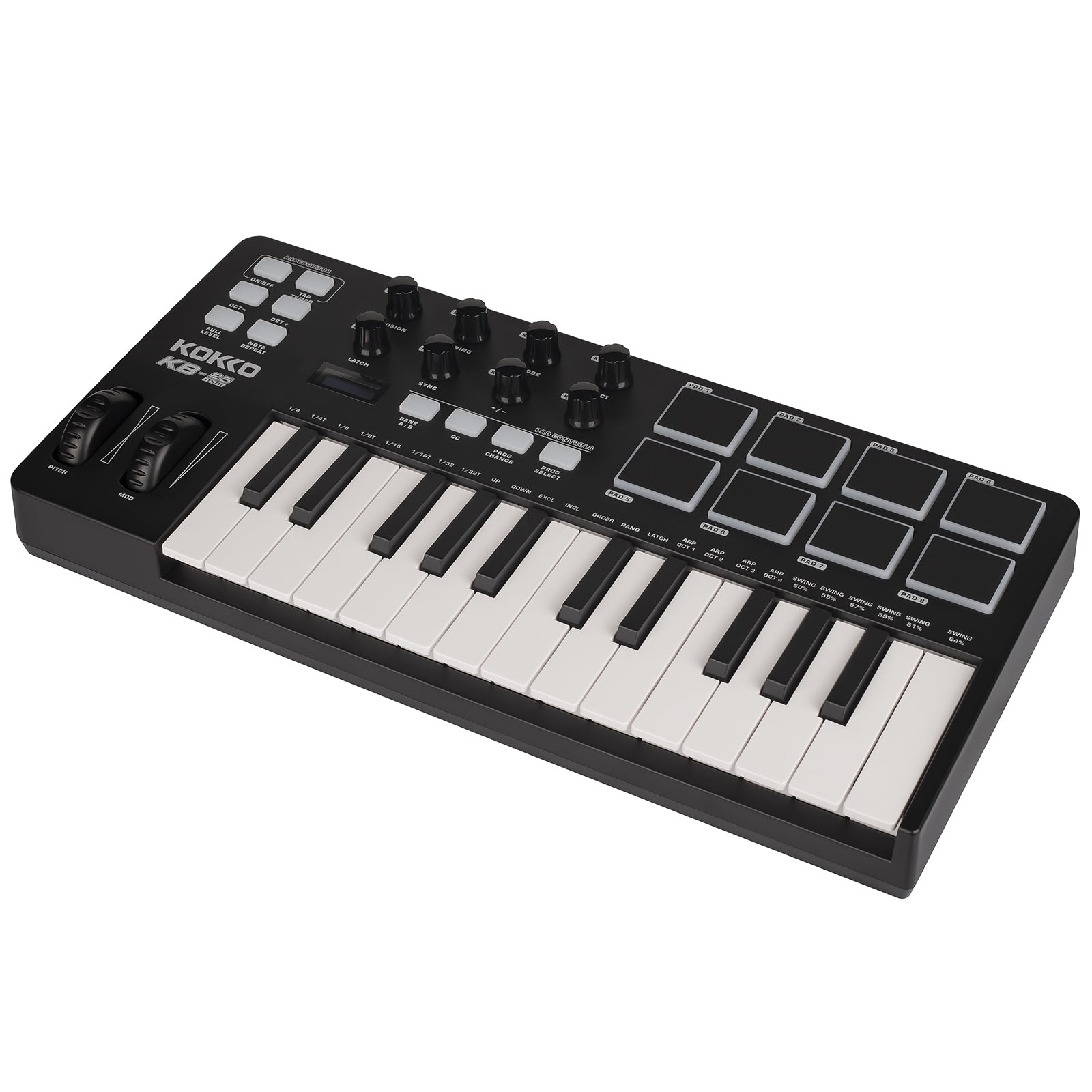 KOKKO KB-25 MIDI-Keyboard-Controller MINI-Mixer