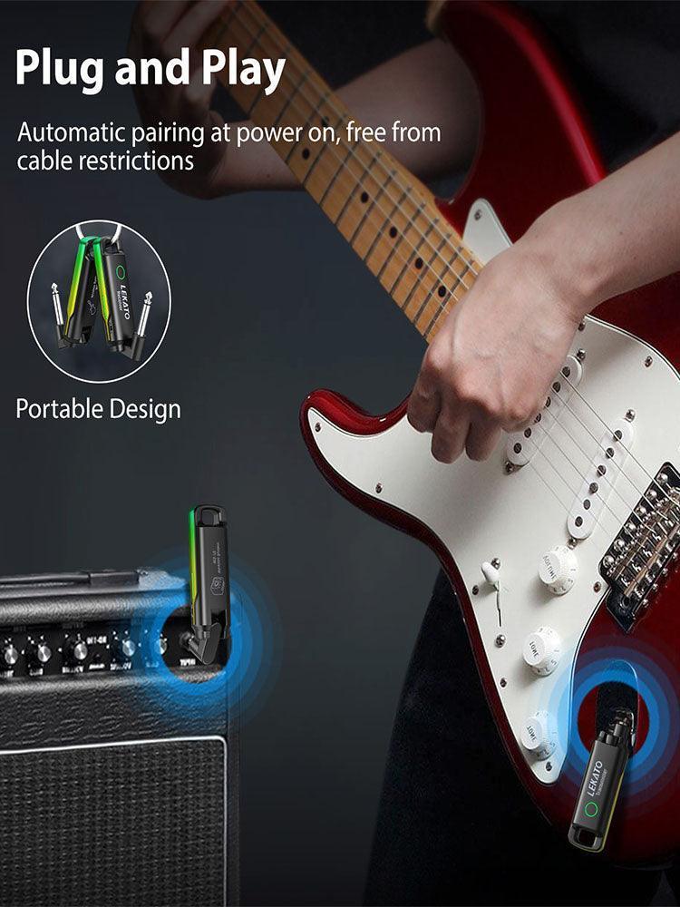 LEKATO WS-70 UHF Wireless System 70 Channel - LEKATO - Buy Musical Instruments, Pedals, Wireless, Drum, Pro Audio & More