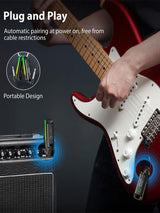 LEKATO WS-70 UHF Wireless System 70 Channel - LEKATO - Buy Musical Instruments, Pedals, Wireless, Drum, Pro Audio & More