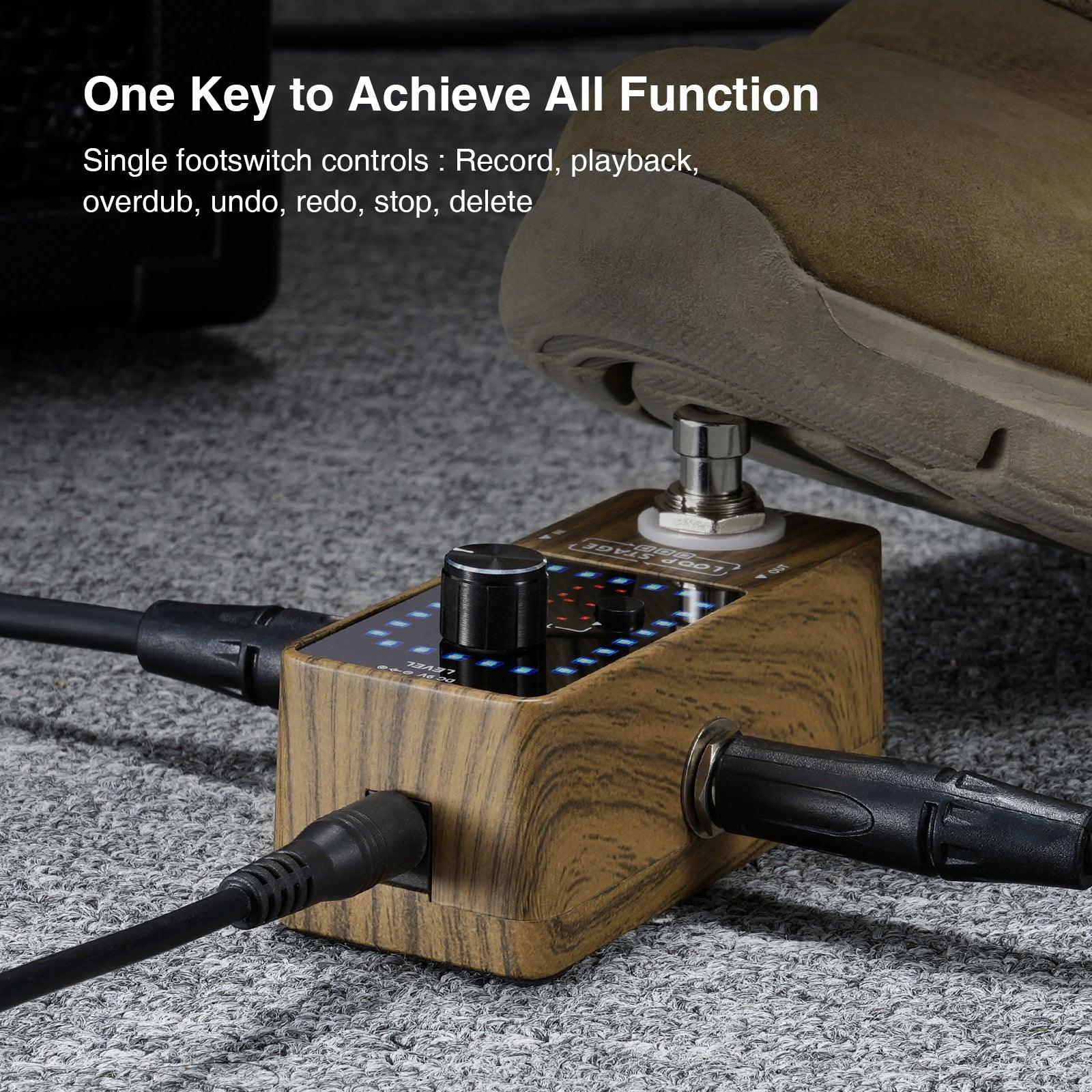 LEKATO Guitar Effect Pedal Looper 9 Loops 40 Mins - LEKATO - Buy Musical Instruments, Pedals, Wireless, Drum, Pro Audio & More