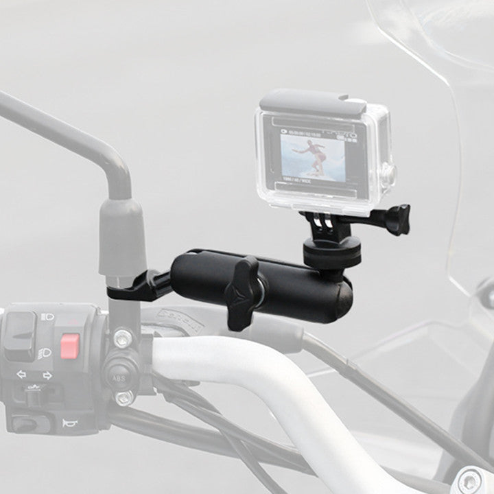 CAMOLO Kamerahalterung Motorrad Lenkerhalterung fürs Fahrrad Rückspiegel Fahrrad (Nur in Deutschland erhältlich)