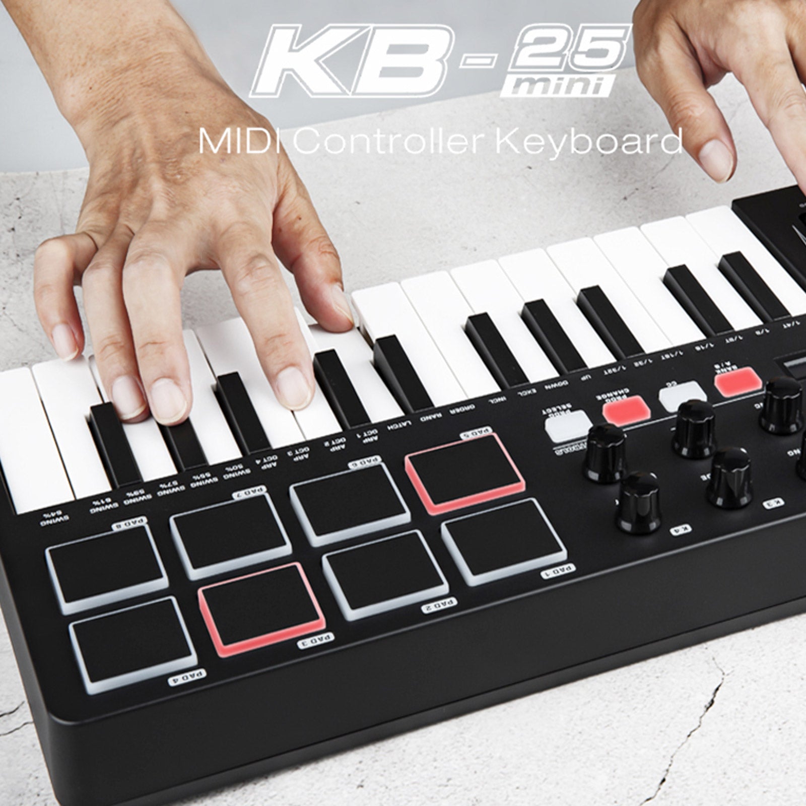 KOKKO KB-25 MIDI-Keyboard-Controller MINI-Mixer