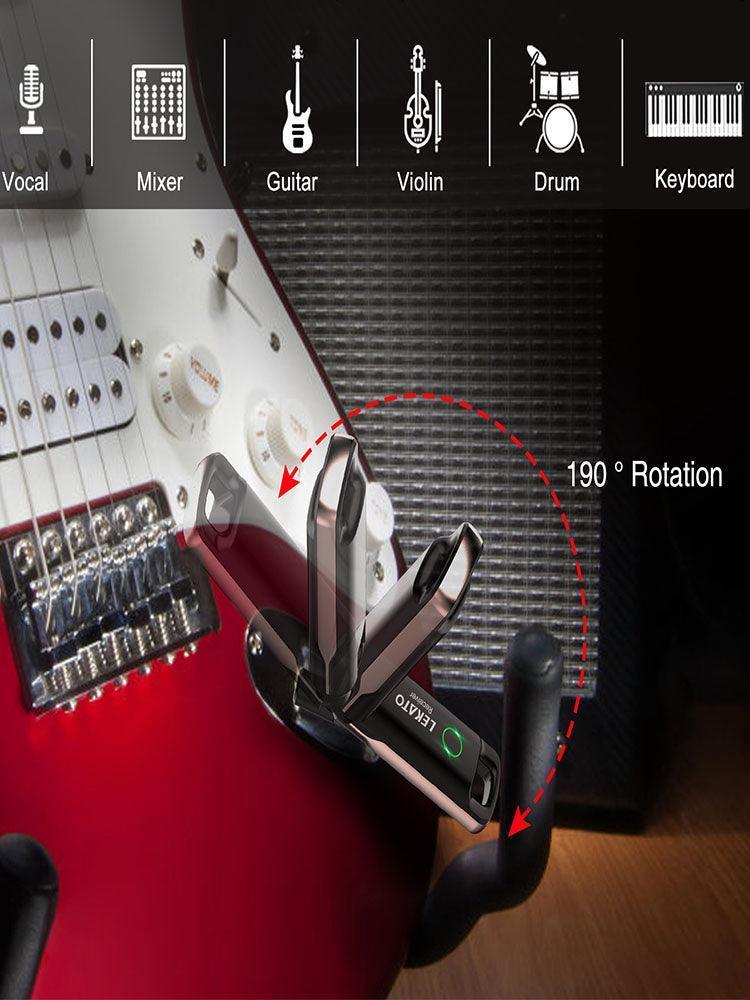 LEKATO WS-70 UHF Wireless System 70 Channel - LEKATO - Buy Musical Instruments, Pedals, Wireless, Drum, Pro Audio & More