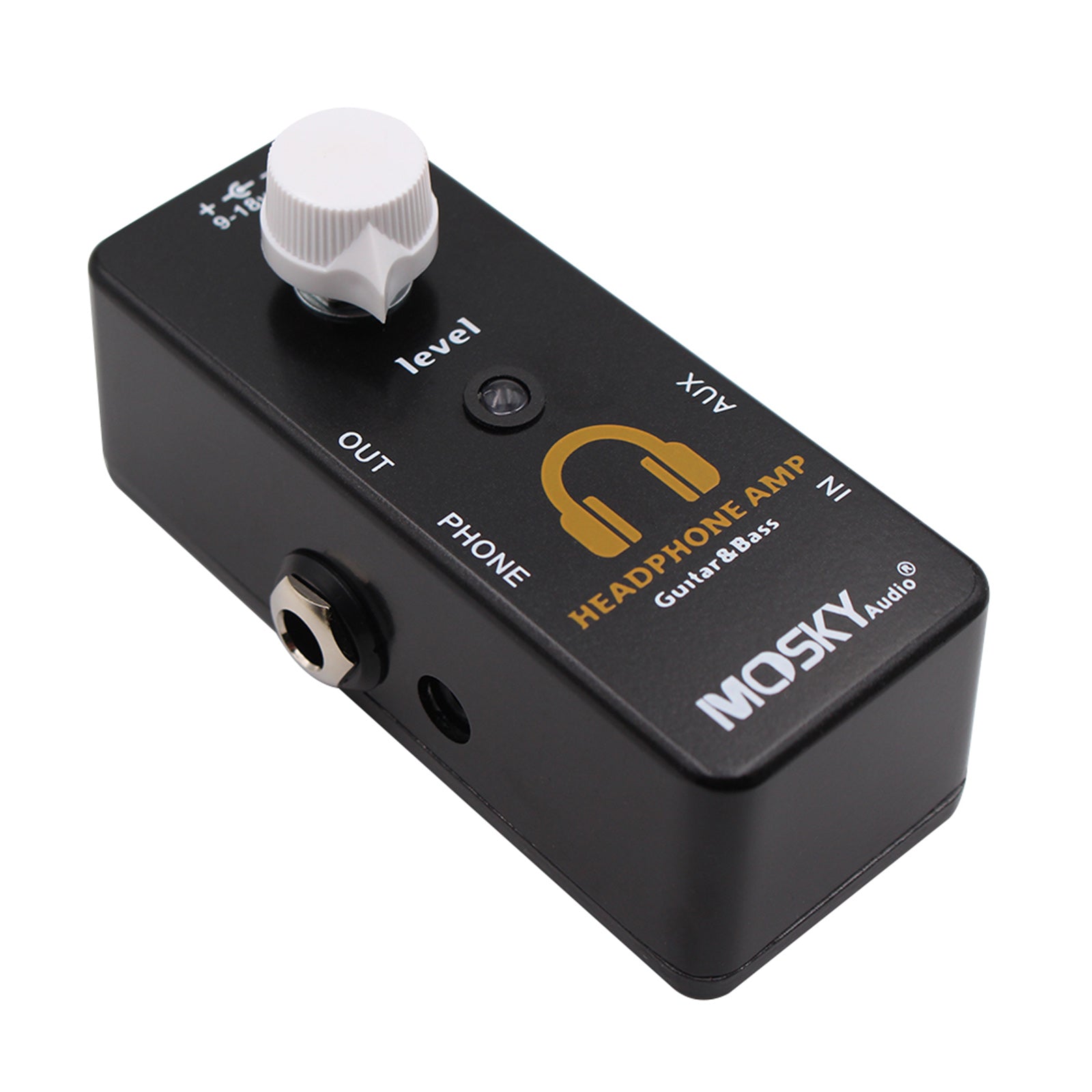 MOSKYAUDIO Guitar Bass Pedal Herdphone Amp