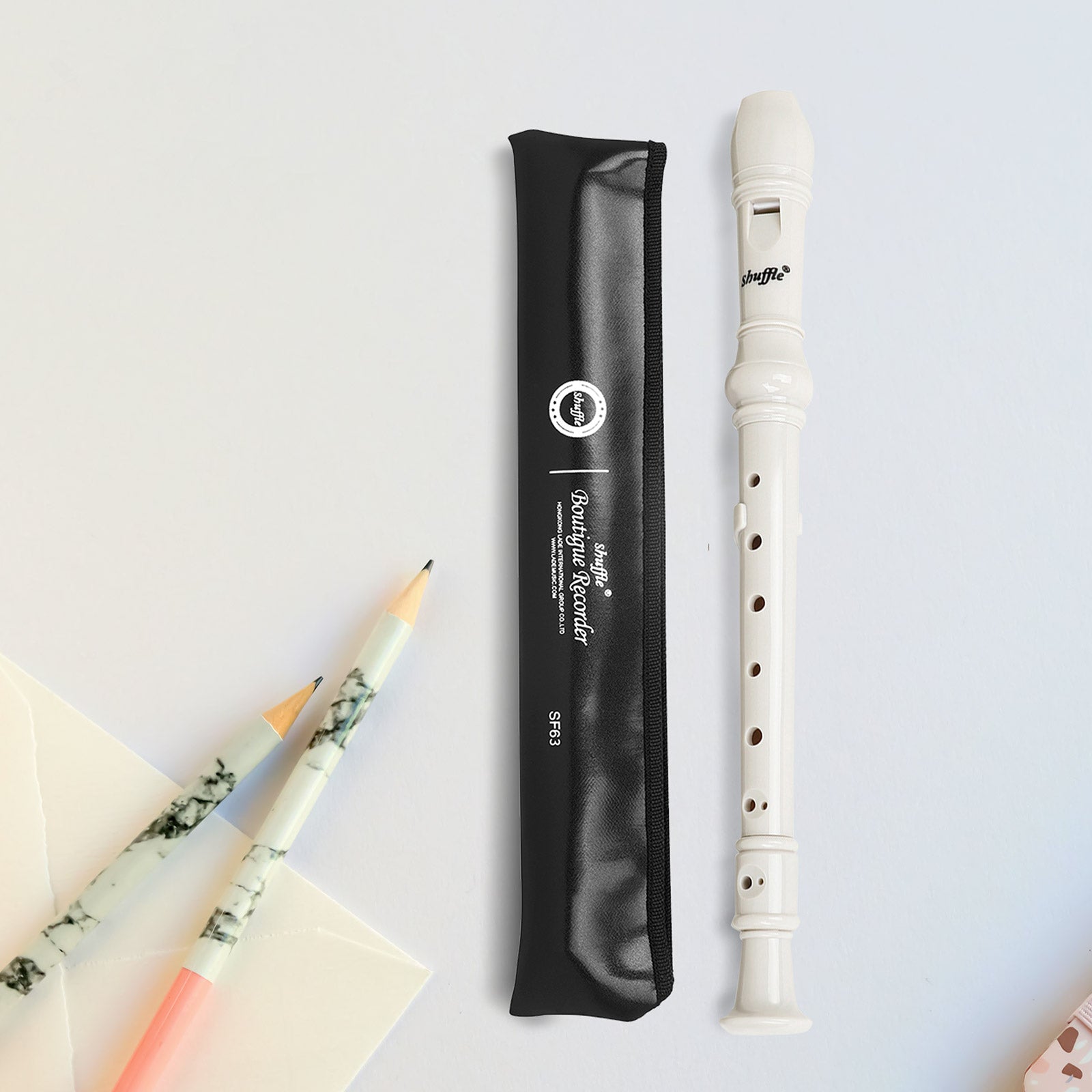 Soprano 8-hole C Key Detachable Baroque Recorder