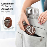 Pogolab 8-Note Wood Mini Kalimba Thumb Piano
