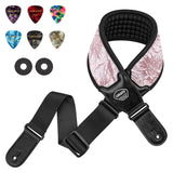 LEKATO LGS-1 3.5 Inch 3D Sponge Guitar Straps