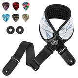 LEKATO LGS-1 3.5 Inch 3D Sponge Guitar Straps