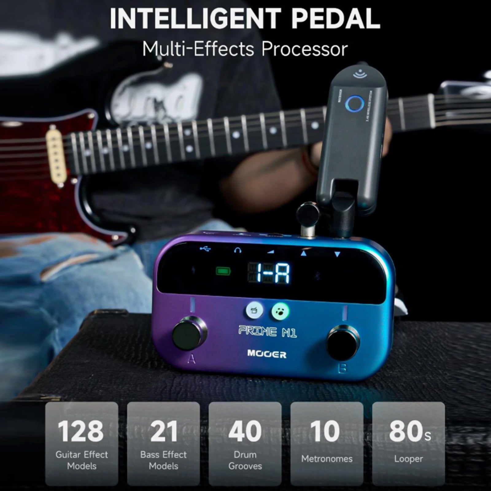 MOOER Prime M1 Intelligent Effects Pedal Multi-Effects Processor