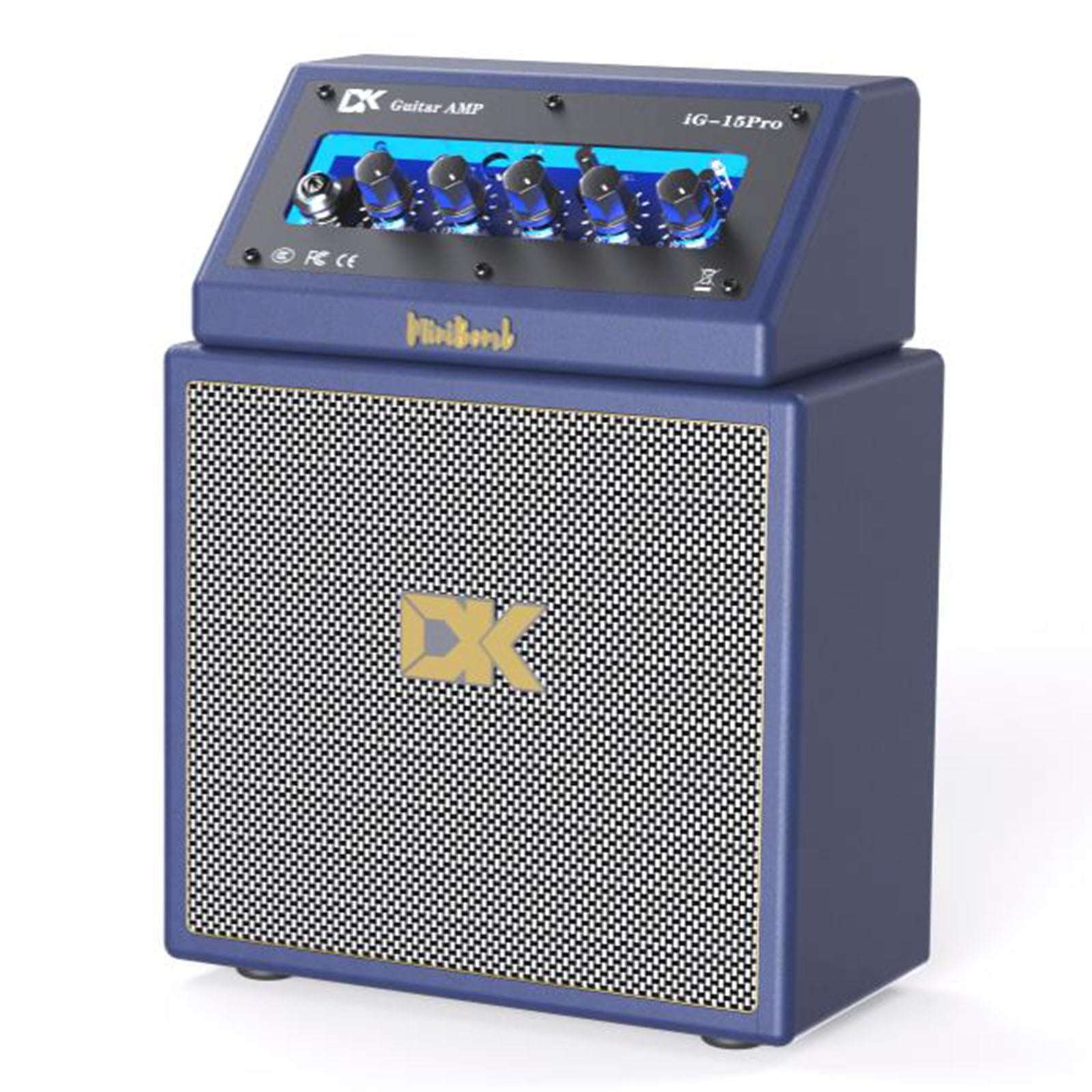DK iG-15 PRO lectric Guitar Amp 15 Watts Rechargeable Distortion Delay Acoustic