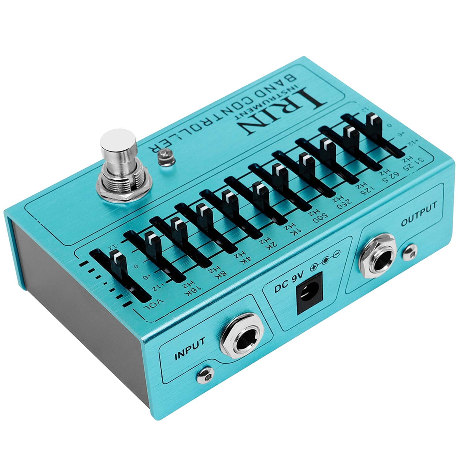 IRIN 10-Band-EQ-Effektprozessor Lautstärkeregler Mini-Gitarreneffektpedal