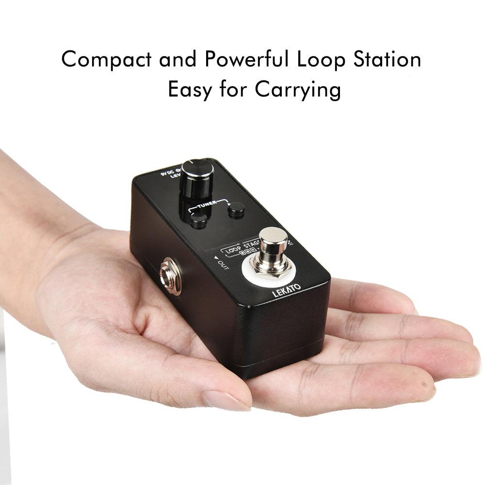 LEKATO Guitar Effect Pedal Looper 9 Loops 40 Mins - LEKATO - Buy Musical Instruments, Pedals, Wireless, Drum, Pro Audio & More