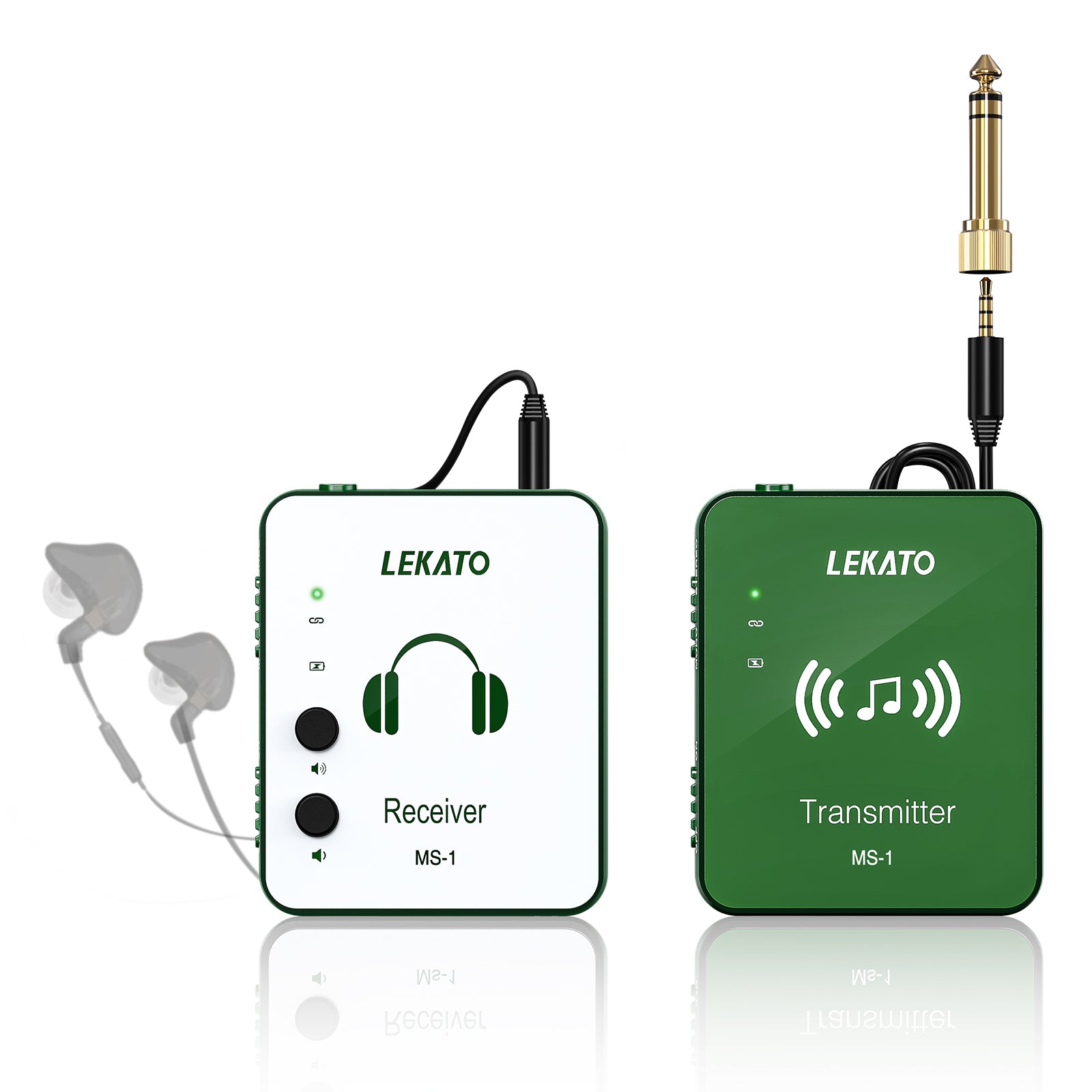 LEKATO MS-1 Wireless in-Ear Monitor System - LEKATO - Buy Musical Instruments, Pedals, Wireless, Drum, Pro Audio & More