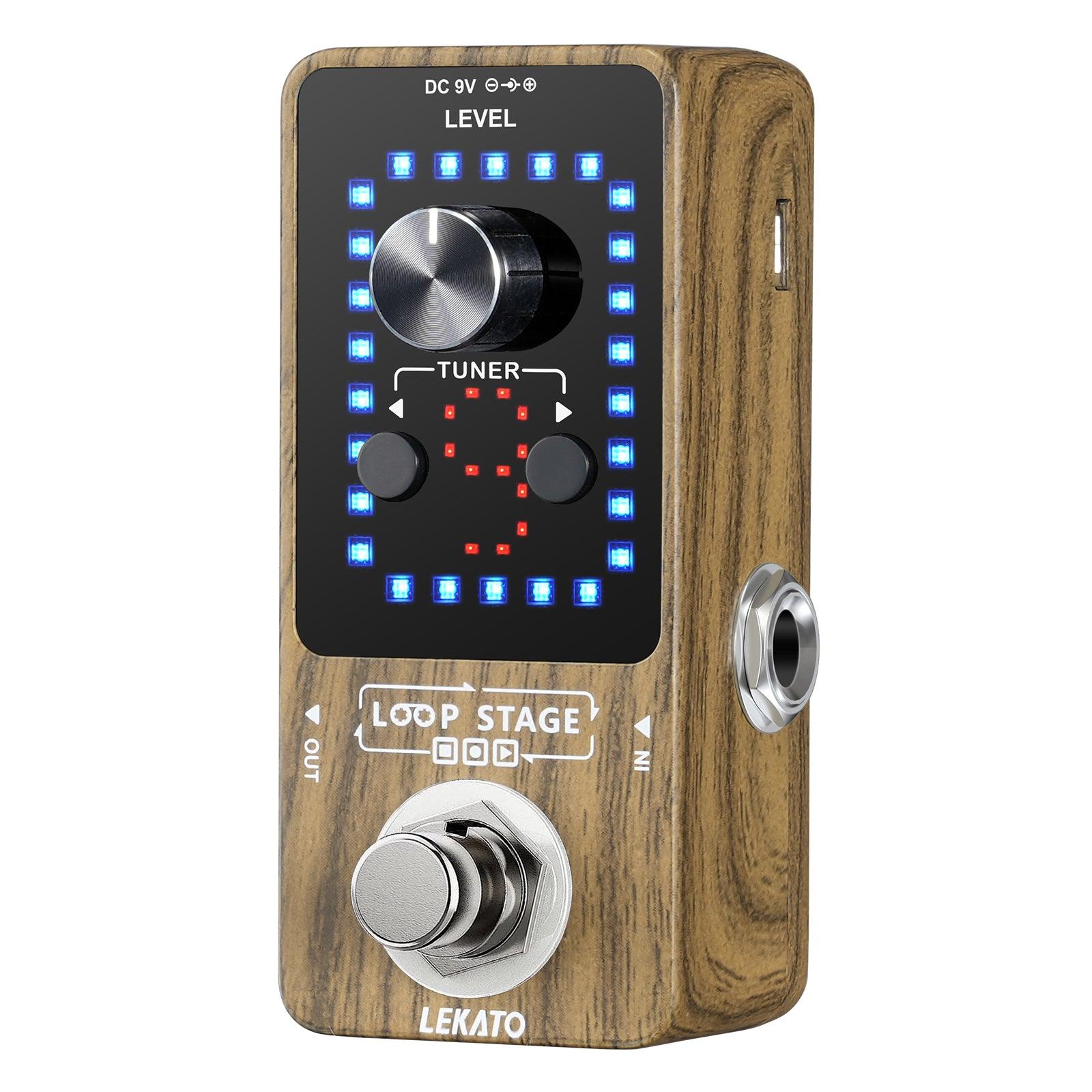 LEKATO Guitar Effect Pedal Looper 9 Loops 40 Mins - LEKATO - Buy Musical Instruments, Pedals, Wireless, Drum, Pro Audio & More