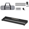 LEKATO PR-01 Gitarren-Pedalboard mit Tasche für Stromversorgungskabel 