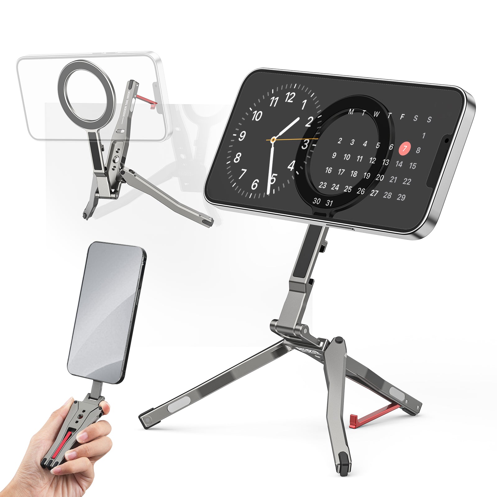 CAMOLO MG-05G Magsafe Phone Holder Foldable Magnetic Pocket Tripod