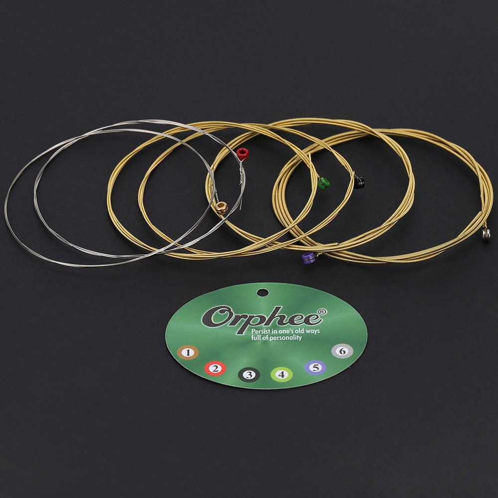 10er-Pack Orphee TX640 (12-53) Akustikgitarrensaiten, leicht