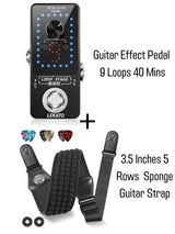 LEKATO Guitar Effect Pedal Looper 9 Loops 40 Mins - LEKATO - Buy Musical Instruments, Pedals, Wireless, Drum, Pro Audio & More