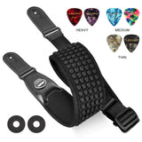 LEKATO LGS-1 3.5 Inch 3D Sponge Guitar Straps