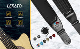 LEKATO LGS-1 3.5 Inch 3D Sponge Guitar Straps