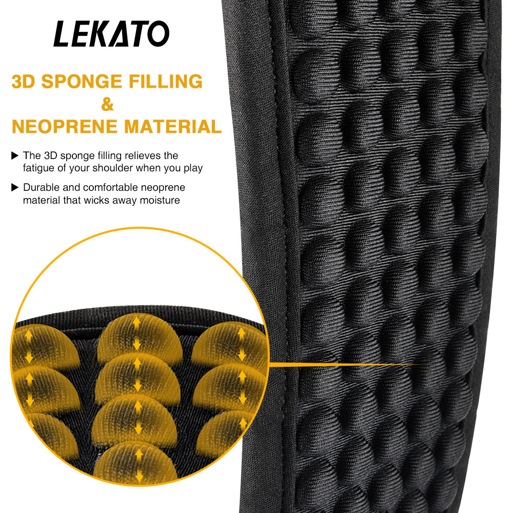 LEKATO LGS-1 3.5 Inch 3D Sponge Guitar Straps