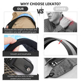 LEKATO LGS-1 3.5 Inch 3D Sponge Guitar Straps