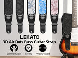 LEKATO LGS-1 3.5 Inch 3D Sponge Guitar Straps