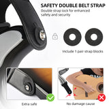 LEKATO LGS-1 3.5 Inch 3D Sponge Guitar Straps
