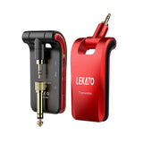 LEKATO WS-60 2.4G Wireless Guitar System Black & Red Kit Transmitter Receiver - LEKATO - Buy Musical Instruments, Pedals, Wireless, Drum, Pro Audio & More