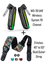 LEKATO WS-70 UHF Wireless System 70 Channel - LEKATO - Buy Musical Instruments, Pedals, Wireless, Drum, Pro Audio & More