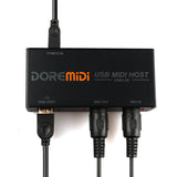 CAMOLA USB-MIDI-Hostbox, Hochgeschwindigkeits-USB-zu-MIDI-Konverter, MIDI-Schnittstelle (UMH-21)
