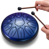 LEKATO 6" Tongue Drum 11 Notes D Tune Percussion Zen Meditation Yoga Gift - LEKATO - Buy Musical Instruments, Pedals, Wireless, Drum, Pro Audio & More