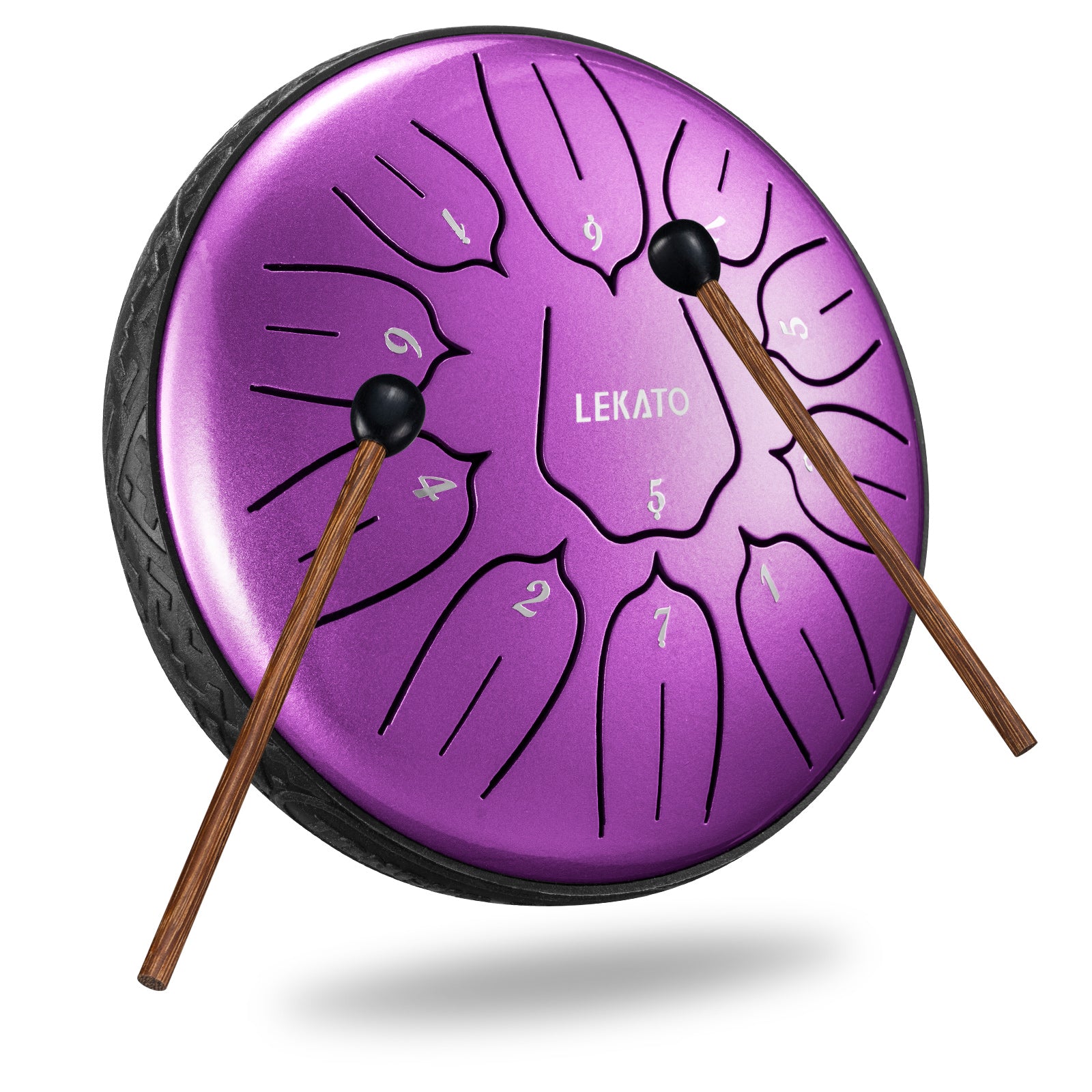 LEKATO 6" Tongue Drum 11 Notes D Tune Percussion Zen Meditation Yoga Gift - LEKATO - Buy Musical Instruments, Pedals, Wireless, Drum, Pro Audio & More