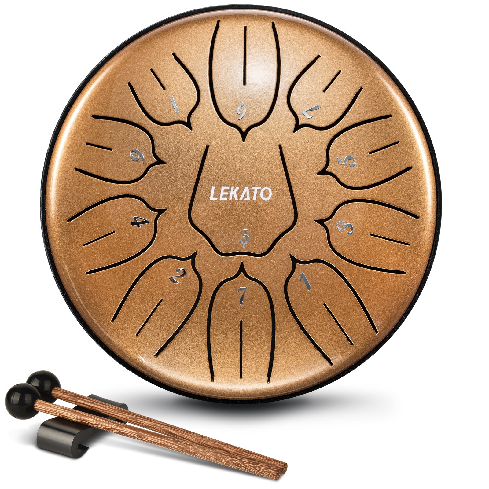 LEKATO 6" Tongue Drum 11 Notes D Tune Percussion Zen Meditation Yoga Gift - LEKATO - Buy Musical Instruments, Pedals, Wireless, Drum, Pro Audio & More