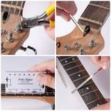 27pcs Guitar Care Cleaning Repair Tool Kit Luthier Setup Maintenance Tools Set - LEKATO-Best Music Gears And Pro Audio