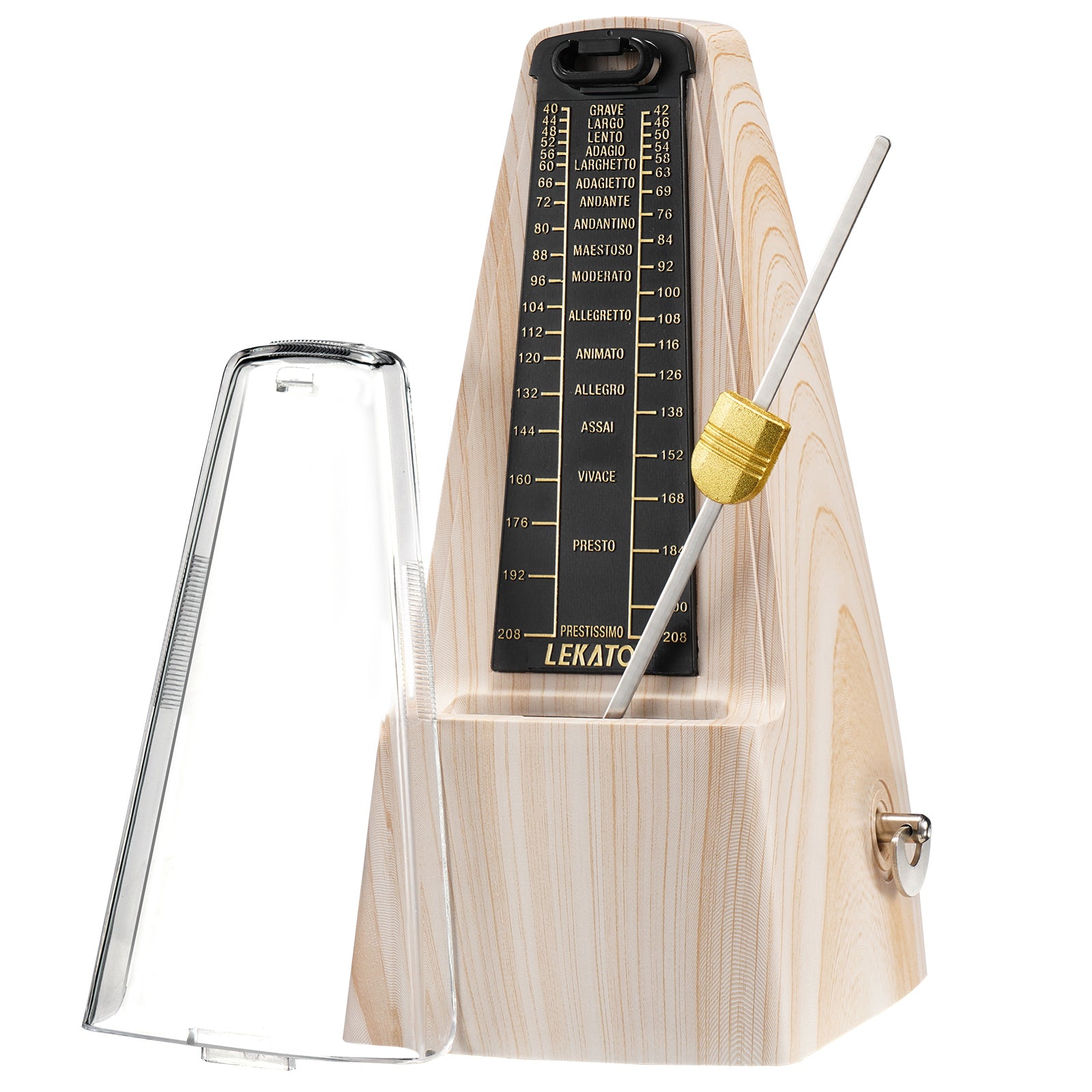 LEKATO L-350 Mechanisches Metronom Track Beat Tempo 