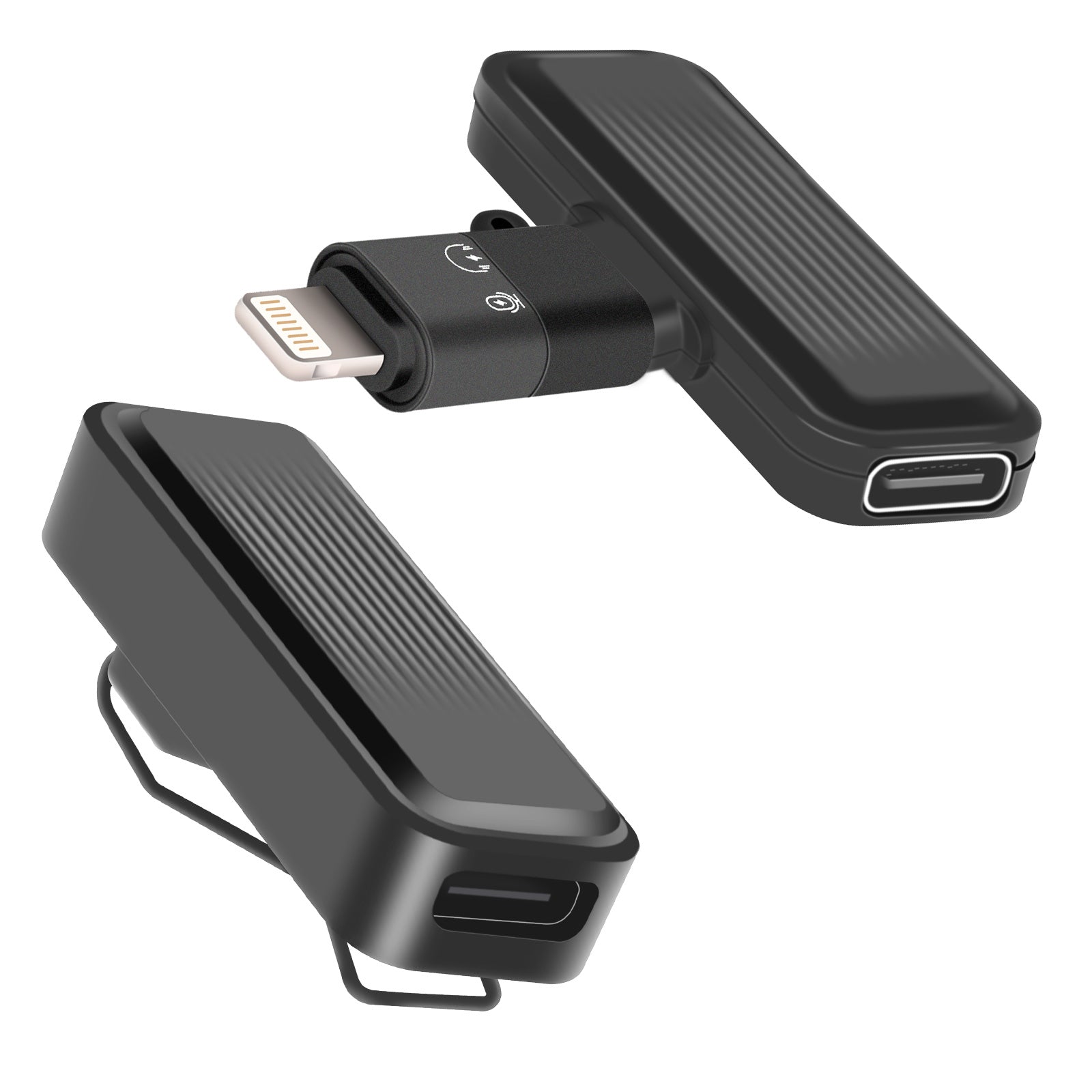 2.4g Mobile Phone Wireless Lavalier Microphone Protable Small and Versatil RX / TX Transmitter