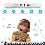 POGOLAB PF49 Roll Up 49 Key Digital Keyboard Piano Rechargeable