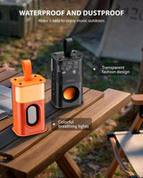 JAMELO A36s Mecha Portable Upgraded Bluetooth Speaker with RGB Light