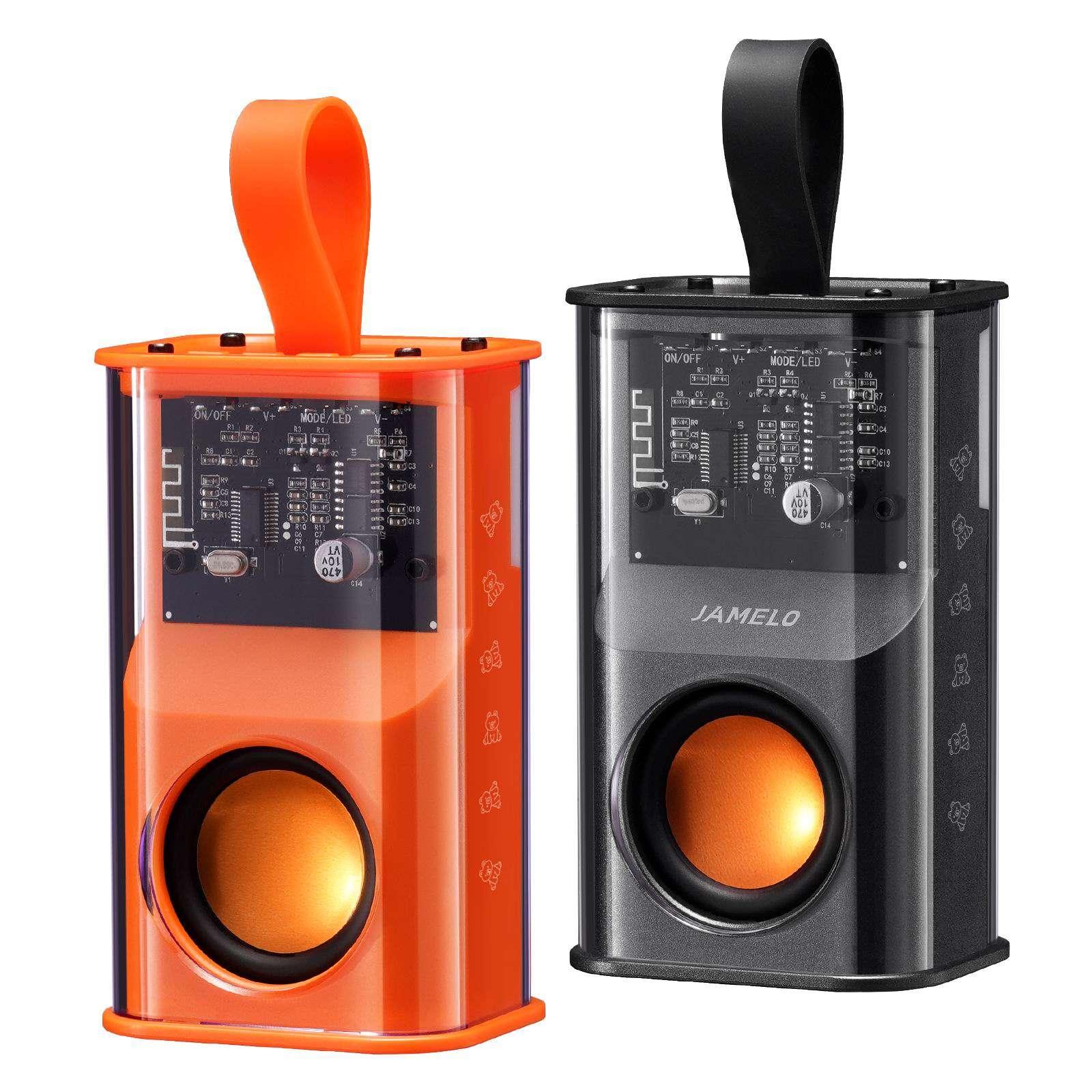 JAMELO A36s Mecha Portable Upgraded Bluetooth Speaker with RGB Light