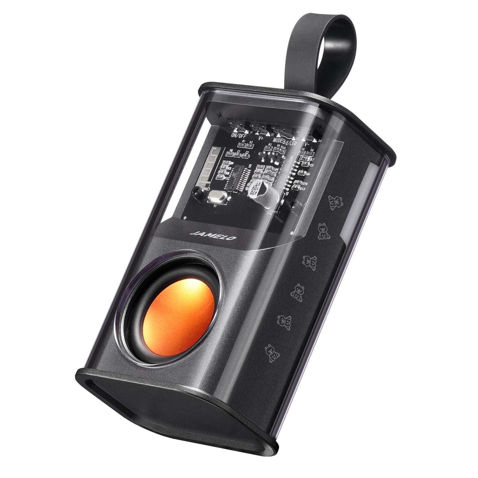 JAMELO A36s Mecha Portable Upgraded Bluetooth Speaker with RGB Light