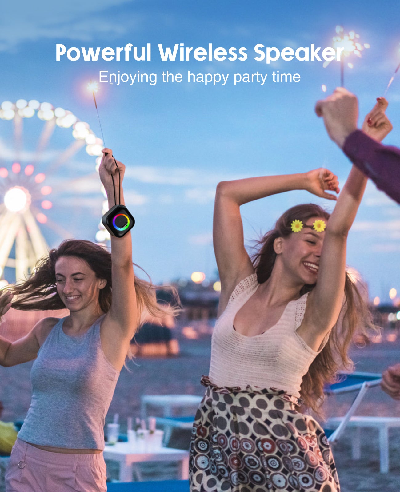JAMELO MMS-68 Mini Bluetooth Speakers Portable Handheld Wireless Speaker