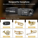 POGOLAB MYS306W Wireless UHF Saxophone Pickup System